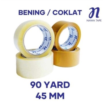 

lakban bening nawatape 45x90yard1slop(6pcs)