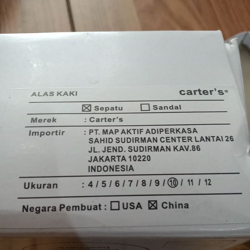 sepatu carter's anak CS20D05B/EDDA