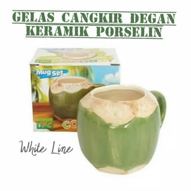Mug Coconut / Mug Kelapa Muda