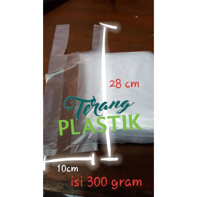 Kantong Plastik Single Cup / Kresek Take away utk 1 gelas