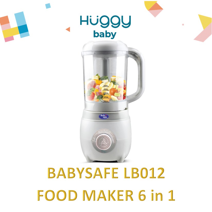 Baby Safe LB012 Food Maker 6 in 1 Alat Pengolah Makanan Bayi LB012