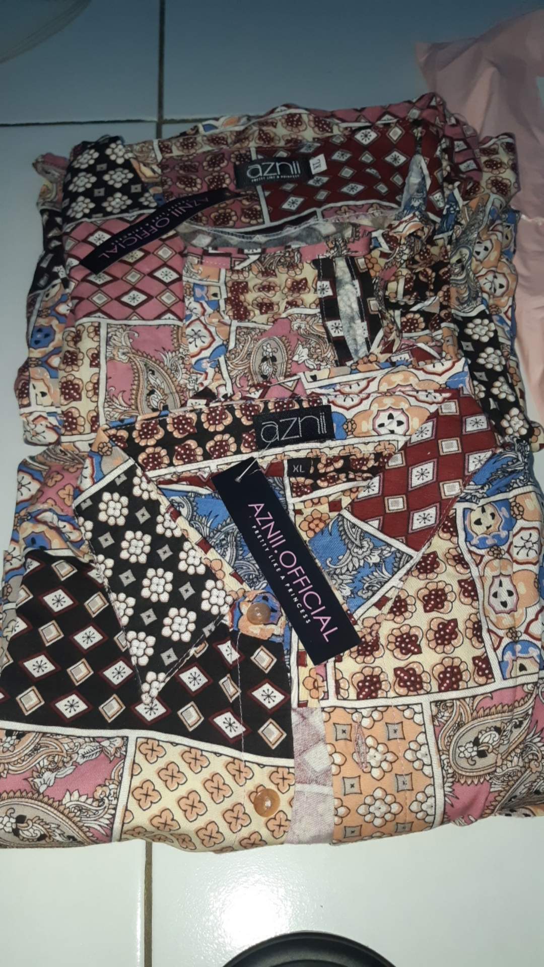 Couple Seri 3 (motif Batik) / Gamis Couple / Gamis Harian / Gamis Lebaran / Gamis Casual