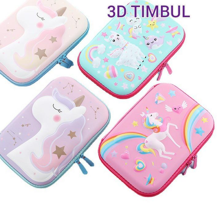 

Hot Sale Tempat pensil 3D Kotak Pensil anak TK/SD Unicorn Astronot Dino kado ultah anak Karakter lucu !!