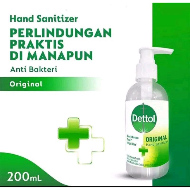 DETTOL HAND SANITIZER 200ml - PUMP