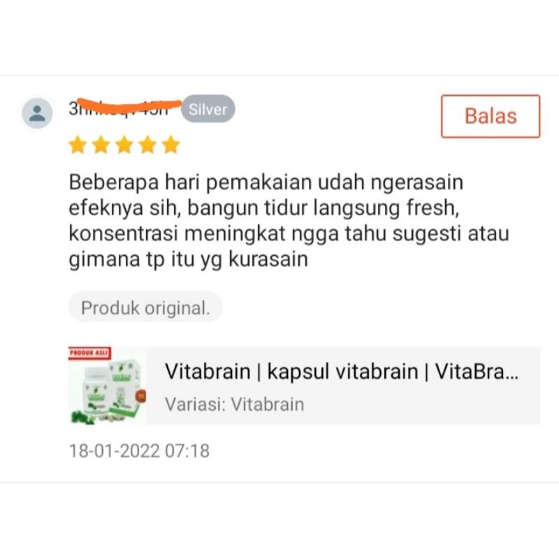 Vitabrain | kapsul vitabrain | VitaBrain VB Centella | Vitamin Otak Terbaik | Distributor VitaBrain