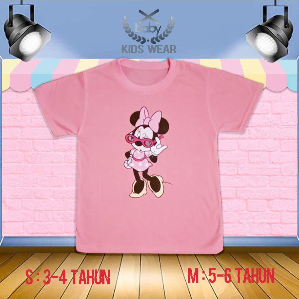 KAOS DISTRO ANAK / KAOS ANAK PEREMPUAN / KAOS KARAKTER