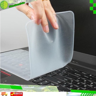 (SKR) Cover Keyboard Protector Silikon Silicone 14inch Pelindung Keyboard Penutup Protektor Notebook Laptop Universal