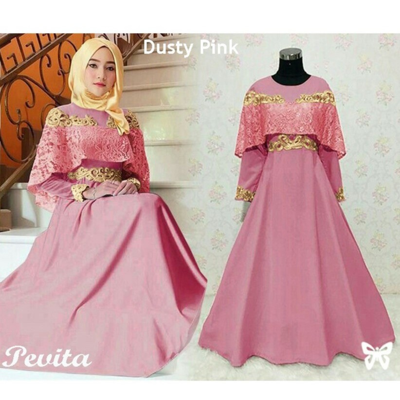 HOPYLOVY - Gamis Wanita Pevita Dress