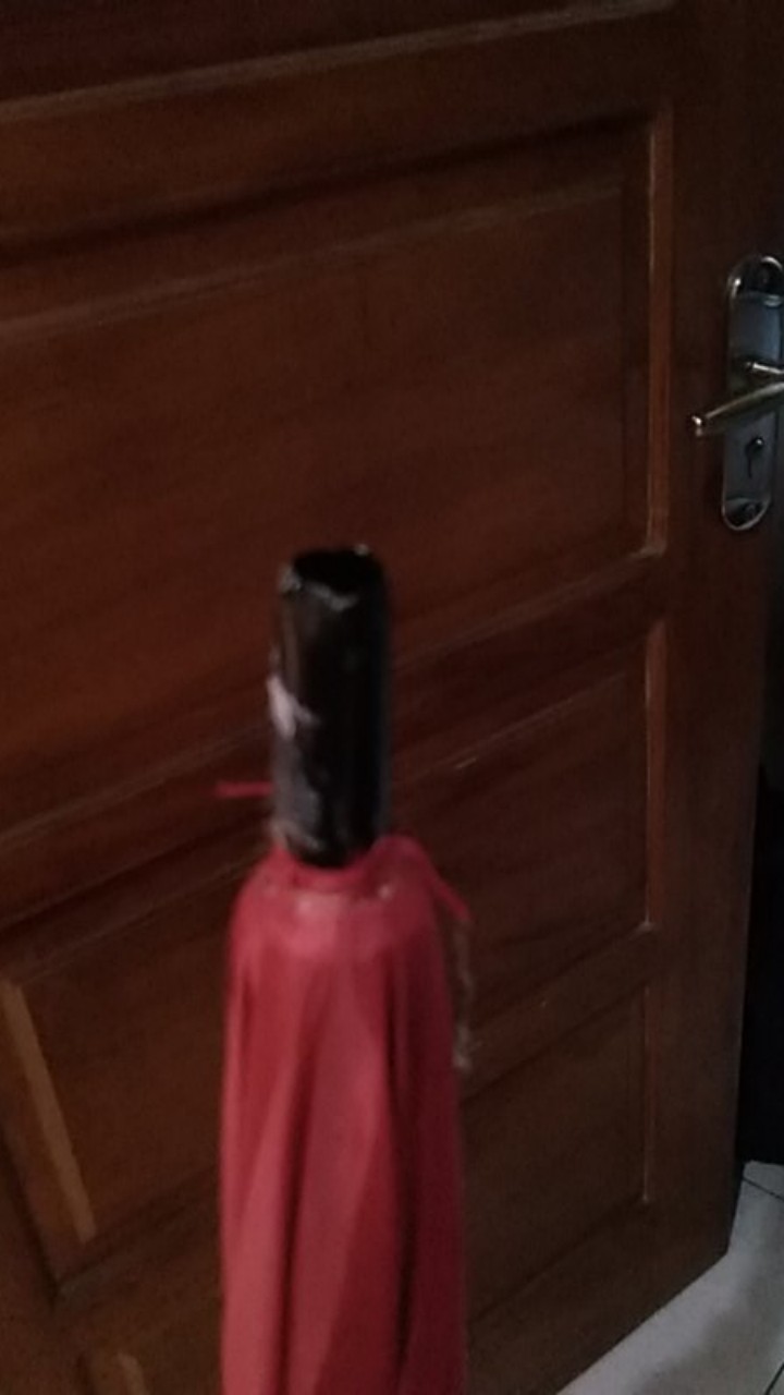 Tabasa Payung Golf Polos Lapis Silver Anti Uv