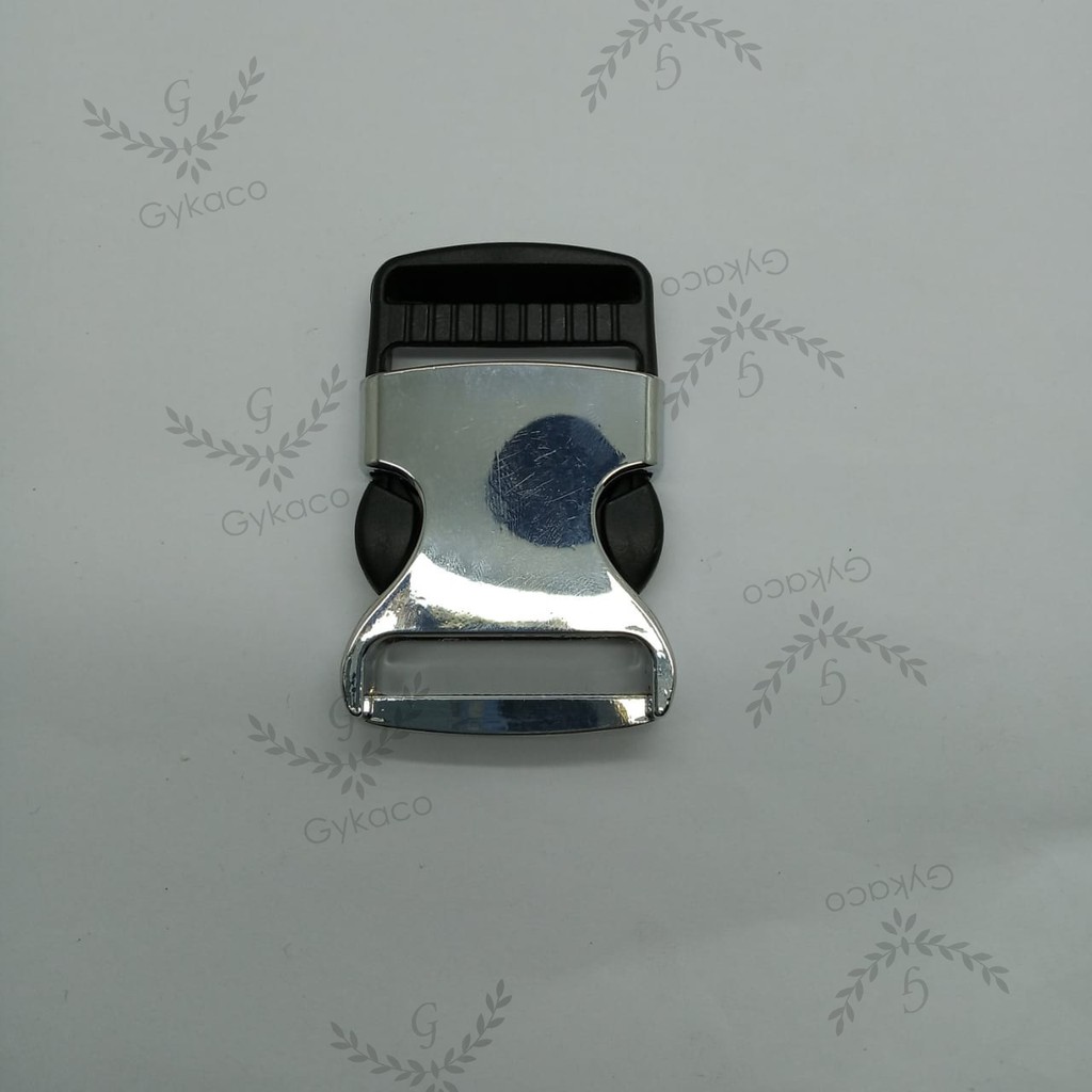 Variasi V192 Kunci Sodok 3 cm/ Slop / Buckle Nekel Chrome (3 cm) - Aksesoris Tas Fashion IMPORT