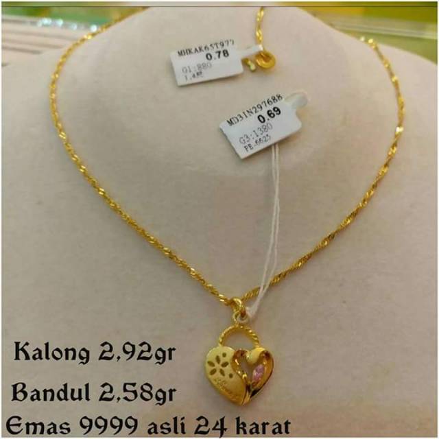 Kalung Emas 9999 Indonesia