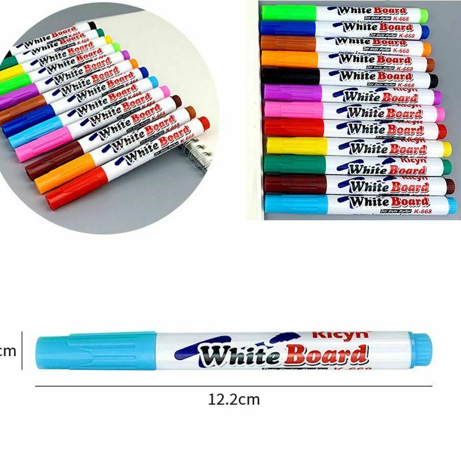 

Special - SPIDOL WARNA AJAIB AIR Magic Floating Water Marker Pen Colour 12 Warna Warni Anak Anak Papan Tulis White Board Mainan Edukasi Kreatif Spidol Air Magic Mengapung