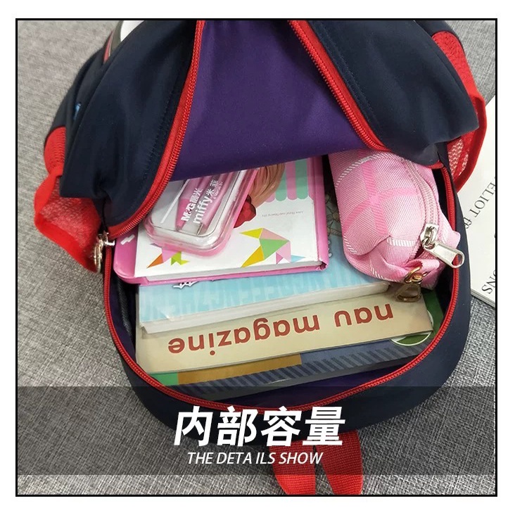 Tas Anak Sekolah Import Karakter Lucu 3D - Tas Ransel Anak Spiderman Elsa - Tas Sekolah Anak Import Premium High Quality Terbaru -  Ransel Anak Sekolah SD dan TK - Tas Anak Karakter Captain America - Tas Anak Perempuan dan Laki Laki [BK17]