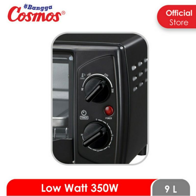 Oven Listrik Cosmos CO 9909B 9L Low Watt Oven Cosmos 9909 B