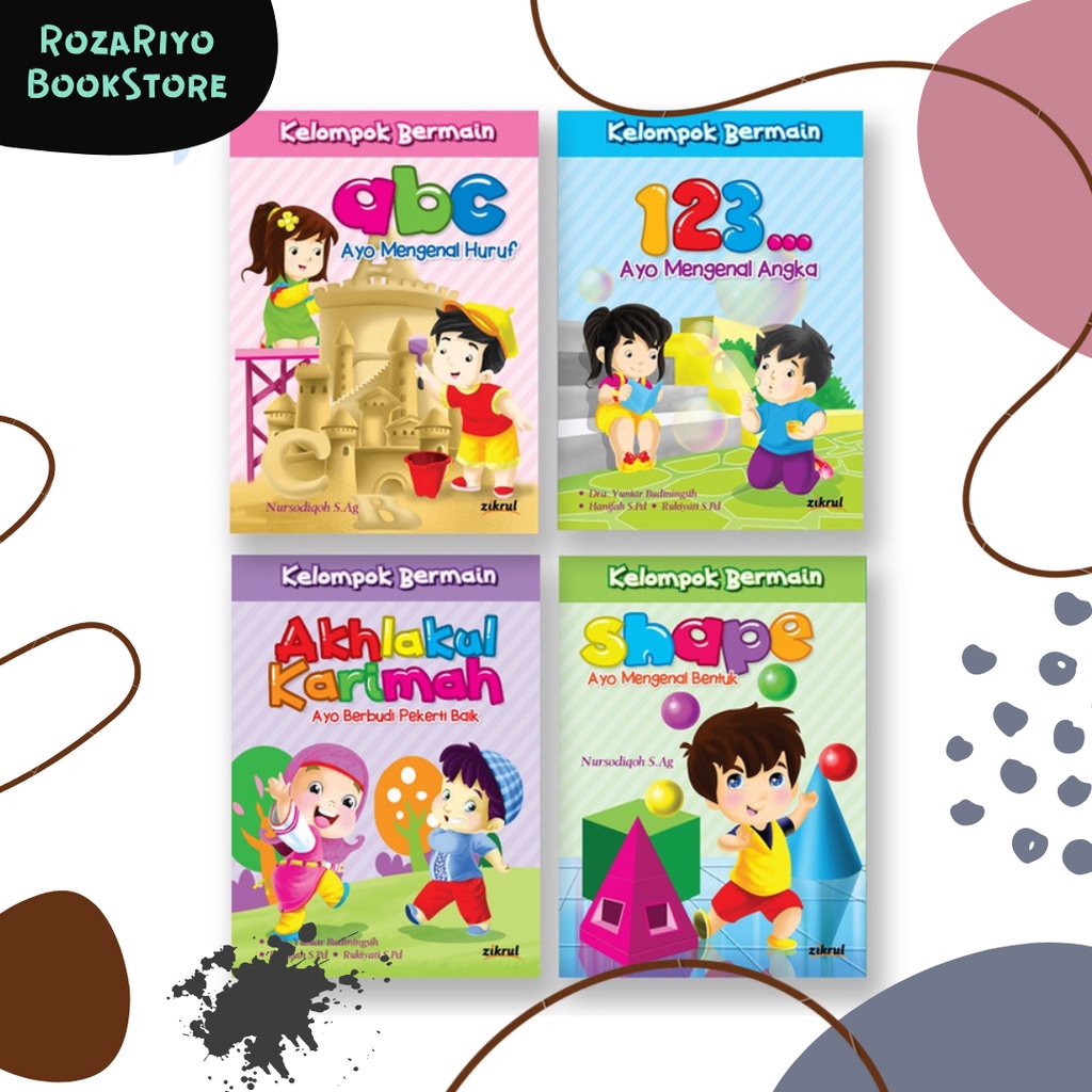 Jual Buku Paket Anak TK - Buku Aktivitas Anak - Seri Kelompok Bermain ...