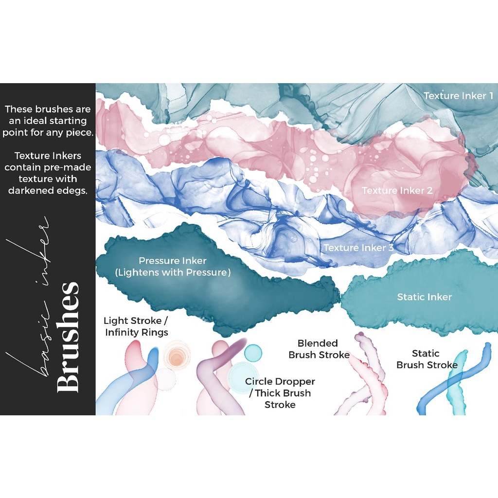 Procreate Brush - Amazing Alcohol Ink for Procreate