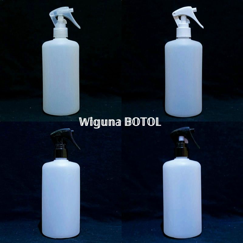 Botol Triger 500ml HDPE Natural / Botol Spray 500ml HDPE Natural / Botol Semprot 500ml Hdpe Natural