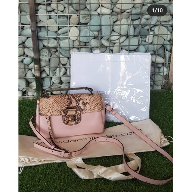 Preloved Tas Donini Vigo Baby Pink - RARE LANGKA