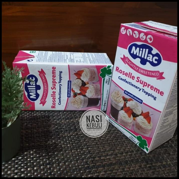 

Millac Rosselle Supreme Whipping Cream 1 L # Via Grab/Gojek