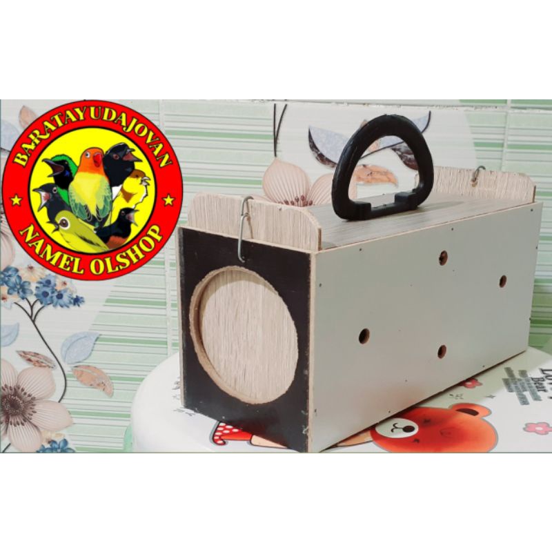 TEMPAT MEMBAWA BURUNG BOX BURUNG 1 RUANG KOTAK UNTUK MEMBAWA BURUNG