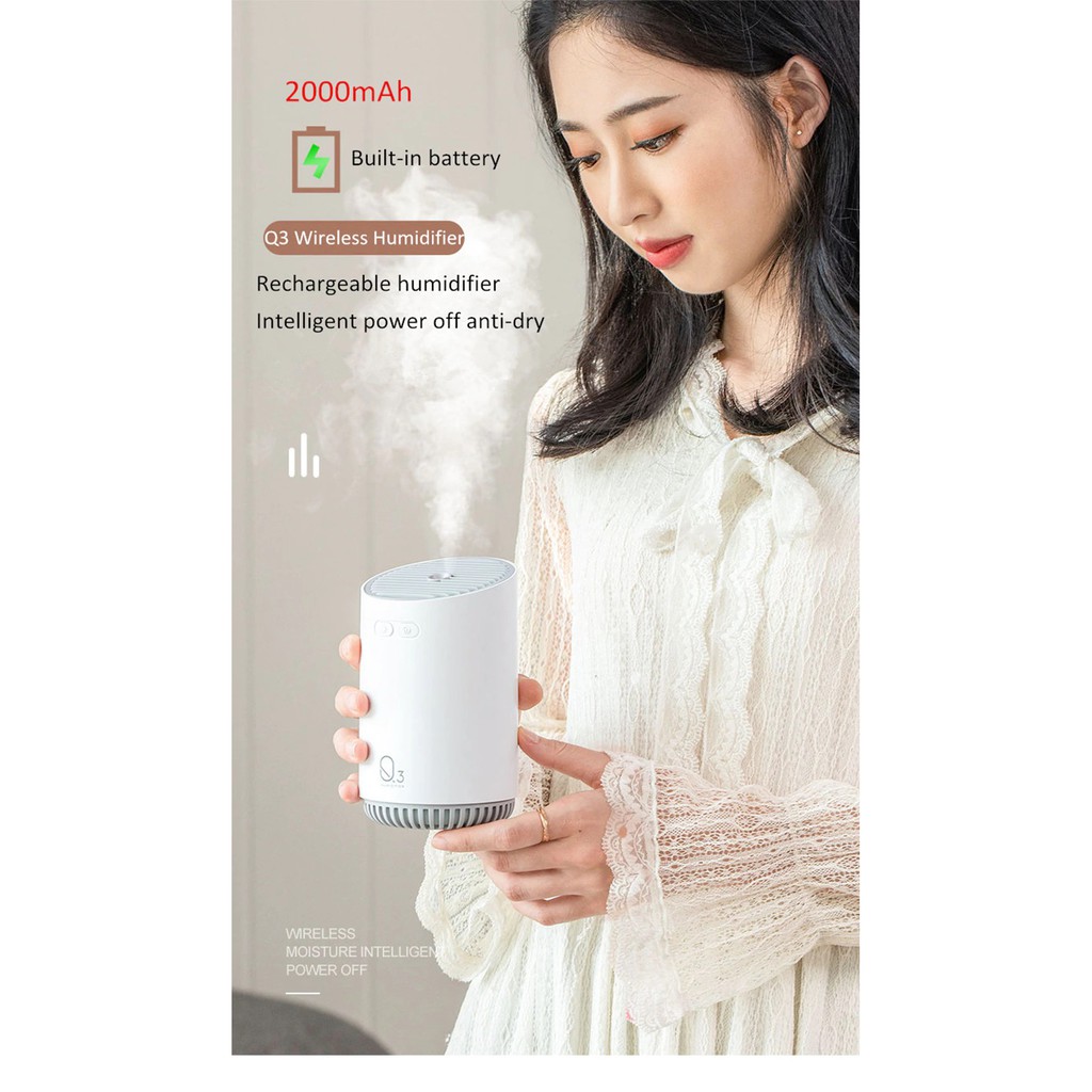 Q3 Rechargeable Wireless Air Humidifier Aromatherapy 320ML