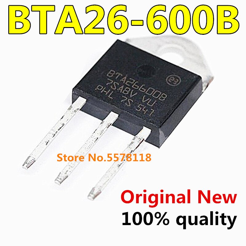 (Ready Stok) 10PCS BTA26-600B BTA26600B TO-3P