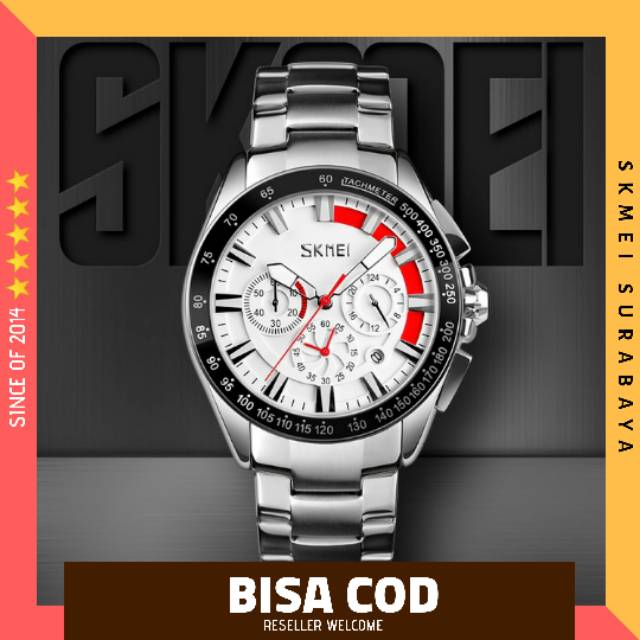 [ COD / BAYAR DI TEMPAT ] SKMEI 9167 JAM TANGAN PRIA ORIGINAL VOGUE ANTI AIR SURABAYA