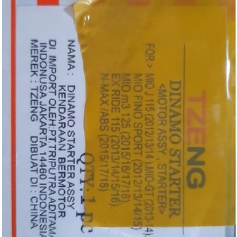 Dinamo Stater Yamaha Mio J merk TZ