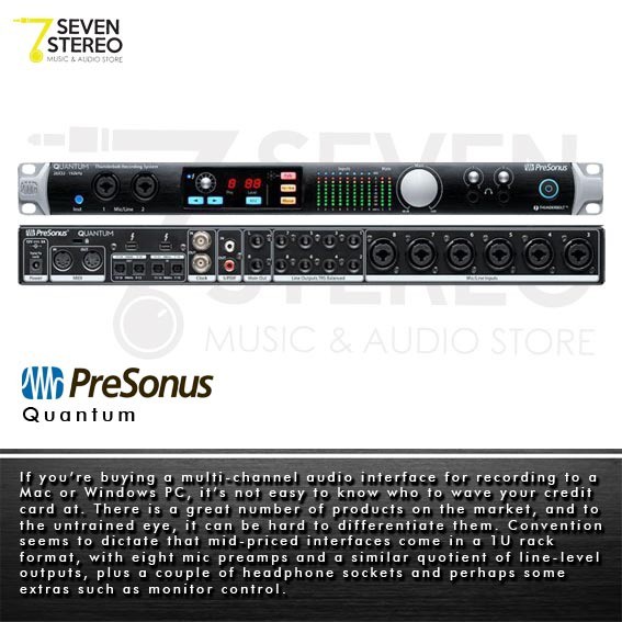 PreSonus Quantum Thunderbolt Audio Interface