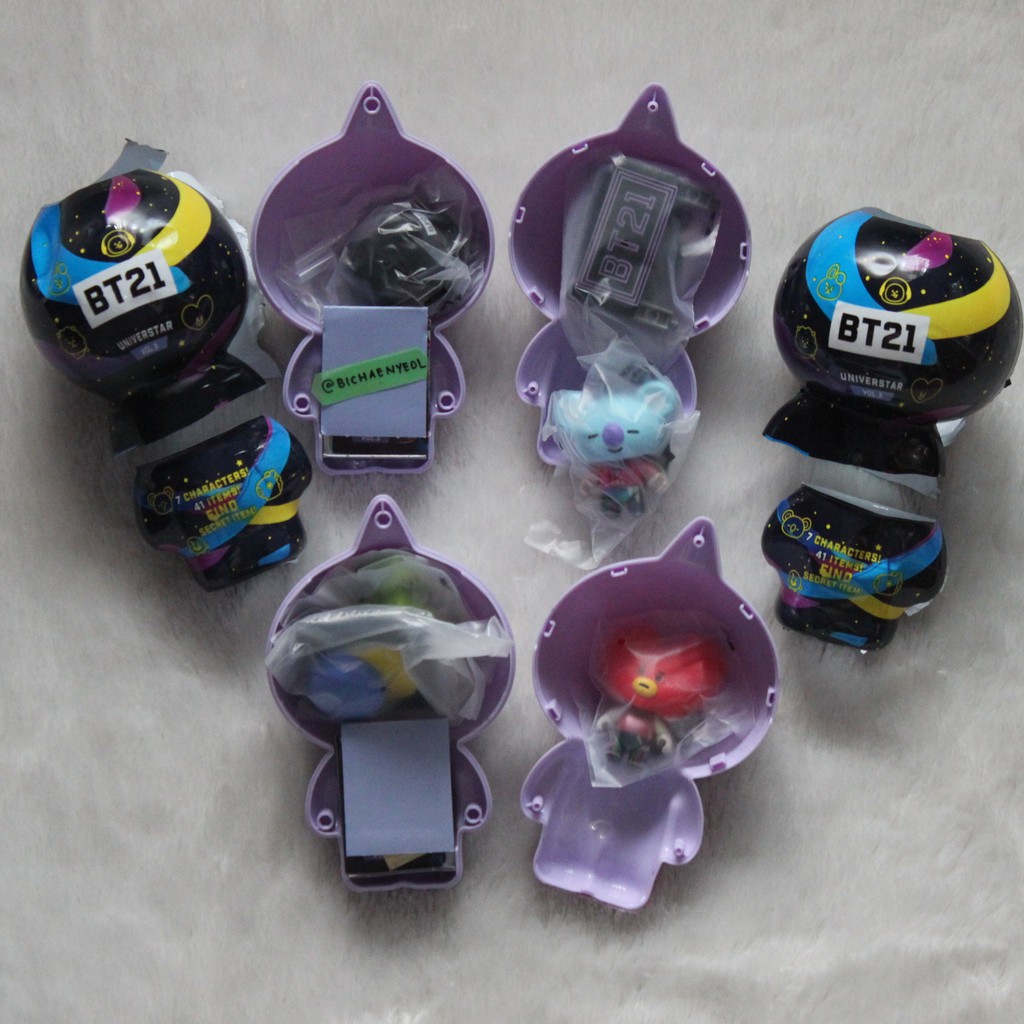 BTS BT21 Blind Pack Vol 3 Figure Koya RM - Tata V | Cooky Chimmy RJ Mang Sooky MD Goods Photocard