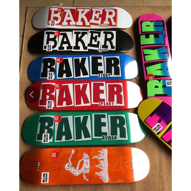 American Baker double KICK TAIL skateboard Impor Papan Permukaan Film Dewasa Profesional stunt board Papan Aksi Majelis Roda Empat 8.0