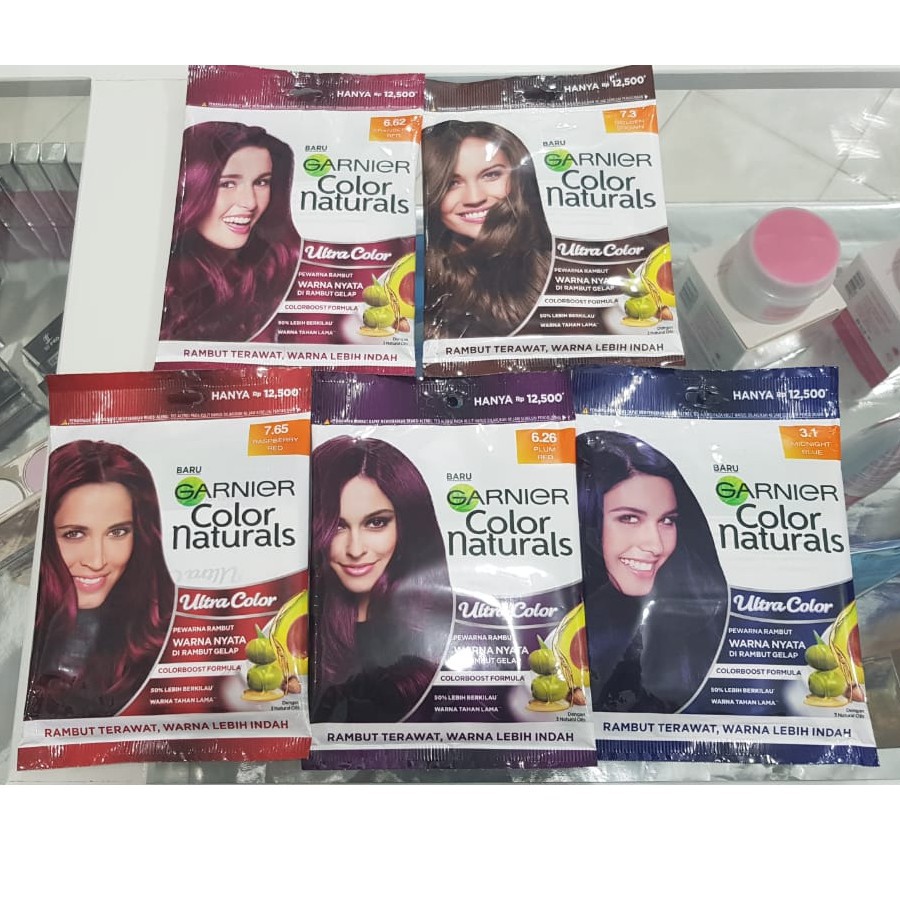  cat rambut garnier  sachet ultra color 30ml 30gr Shopee 