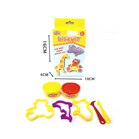 Fundoh 28152 Mini Box Biskuit Mainan Edukasi Cetakan Lilin