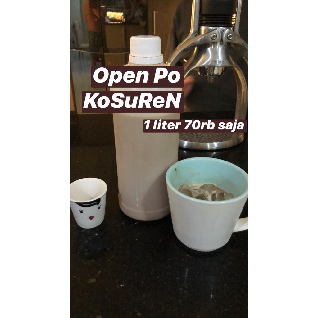 

Kopi Susu Gula Aren - KOSUREN 600ml/ 1liter - GOJEK/GRAB JABODETABEK only