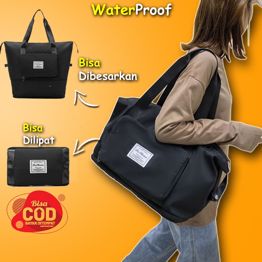 Tas Koper Baju Jinjing Travel Lipat Wanita Jumbo Besar New Tas Bepergian Piknik Travel Bag Duffle Tas Pakaian Besar Tempat Baju Mudik Tas Travel Jumbo Traveling Bag Organizer