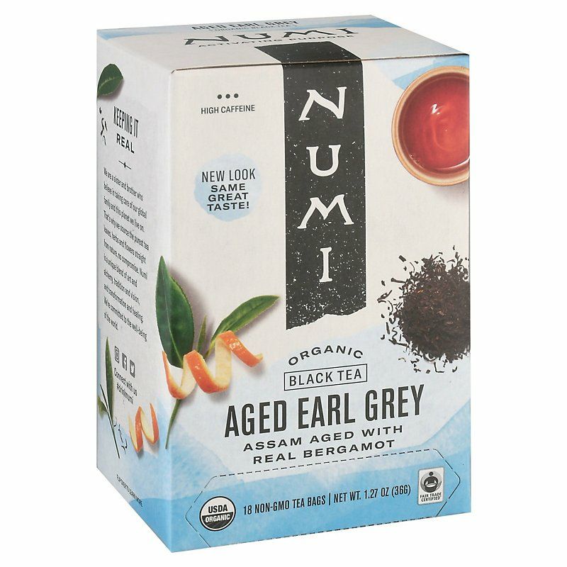 

NUMI Organic Black Tea Aged Earl Grey 18 Teabags