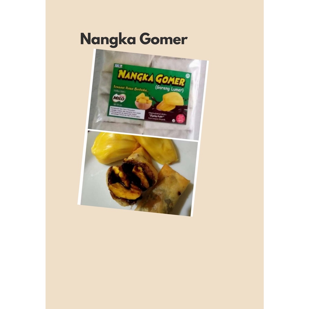 

Nangka gomer/nangka lumer/lumpia nangka/makanan tradisional/makanan kekinian