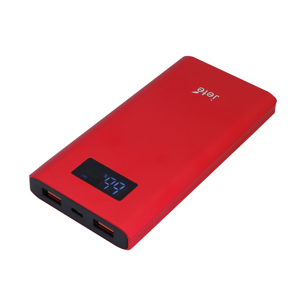 POWERBANK JETE SITIZ REAL 13000 MAH QUICK CHARGE 3.0 2 USB OUTPUT MURAH