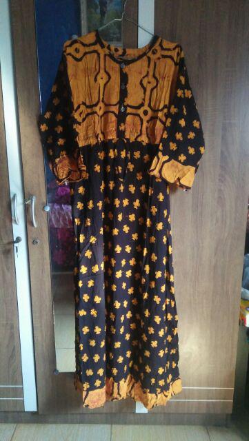 Bisa Cod Murah Gamis Karmila Rempel Daily Busui Wanita Dress Rayon Batik Premium