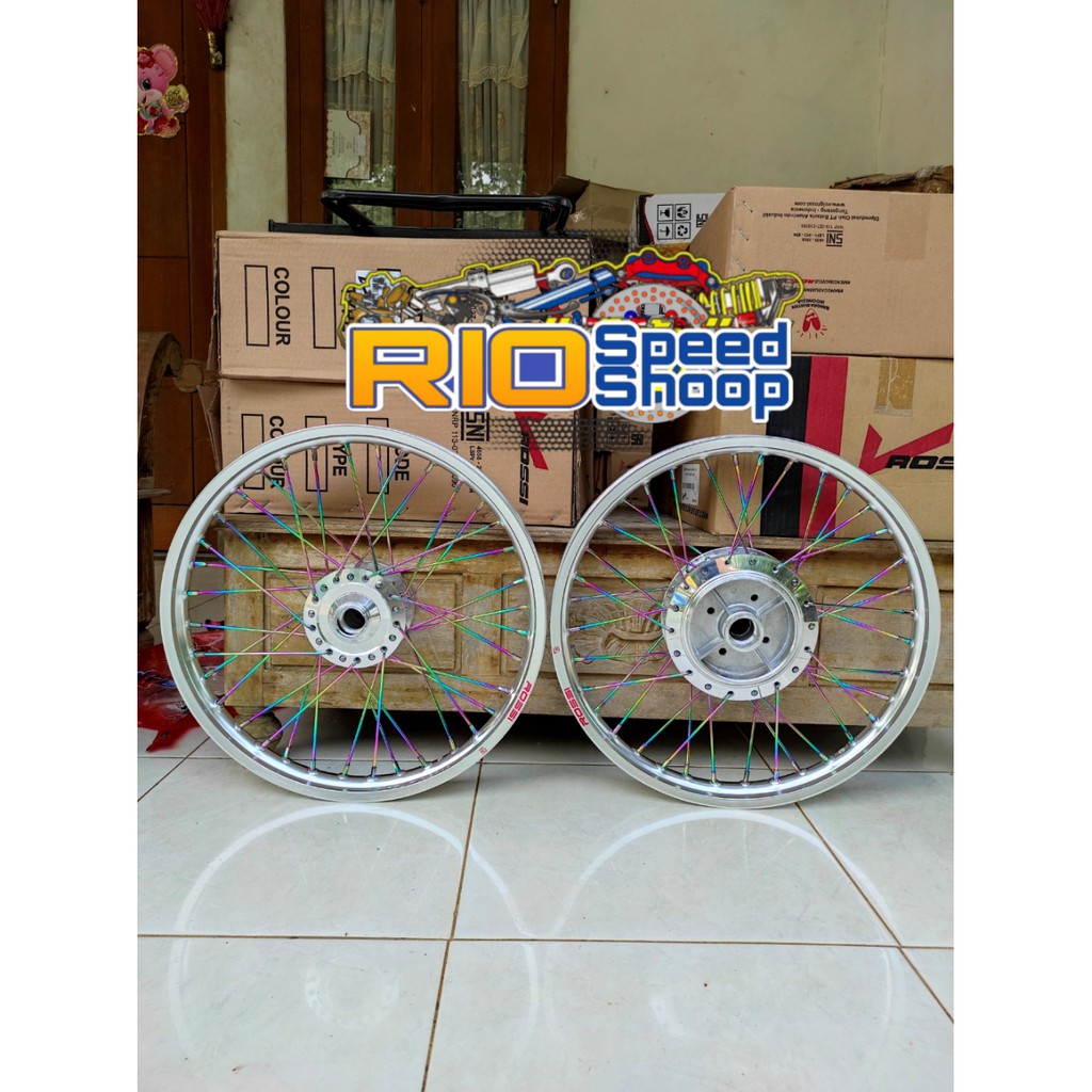 Velg Set Jari Jari Ruji Vixion New Atau Vixion Old Lama Ring 17
