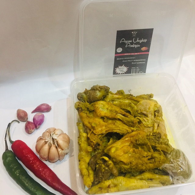 

Ayam bumbu kuning pejantan frozen food siap goreng