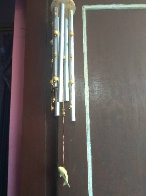 TERMURAH! LONCENG ANGIN LINGKARAN KECIL 8x50 cm GENTA ANGIN WIND CHIME BEL PINTU - SOUVENIR DEKORASI