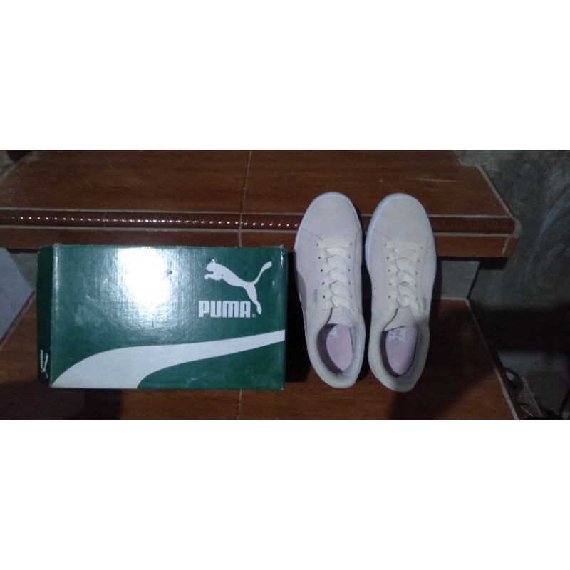 Puma suede pink woman original size 40