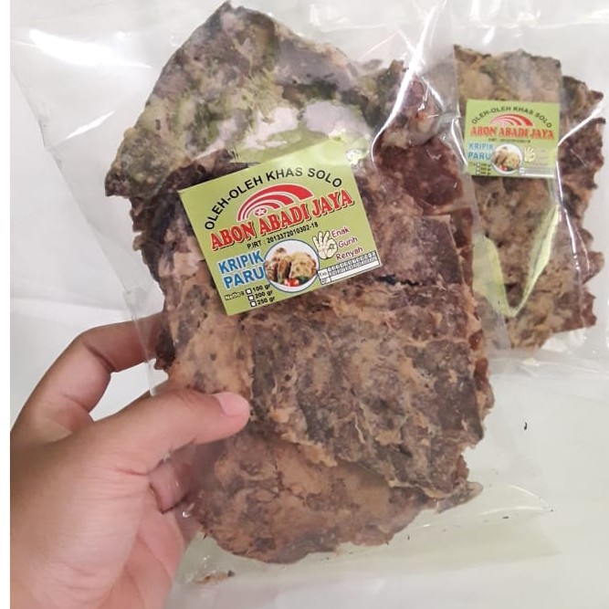 

Paru Sapi asli Khas Solo 100gr