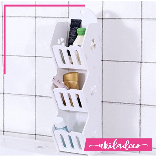 RAK GANTUNG SERBAGUNA Storage Decorative Rack Shabby chic rak remote READY PUTIH UNIK