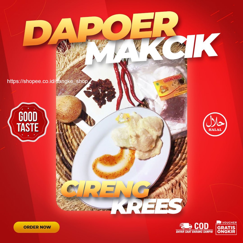 

Cireng Kress Isi Premium Dapoer MakCik Enak Murah Best Seller Halal BPOM
