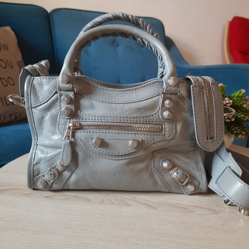 sold out balenciaga mini city grey giant shw 2021 receipt 2022