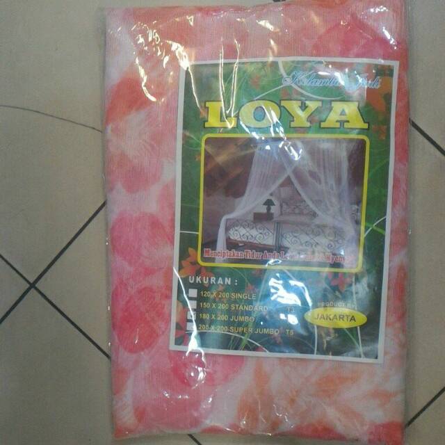 Kelambu kotak bahan bagus halus lembut