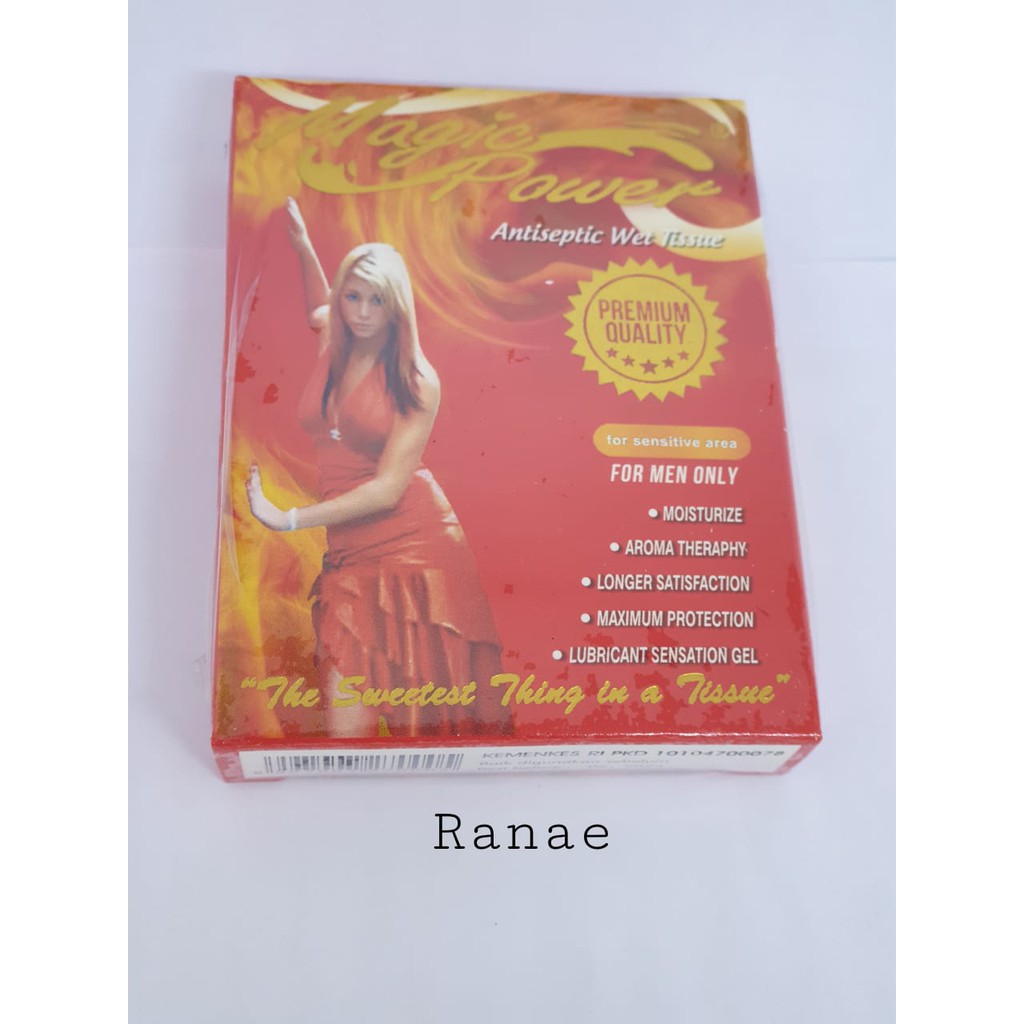 Tissue Magic Power Crimson Desire 1 Kotak Isi 6 Sachet