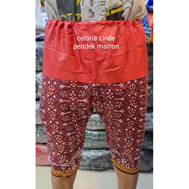 Celana Kain Cinde Pendek dan Panjang